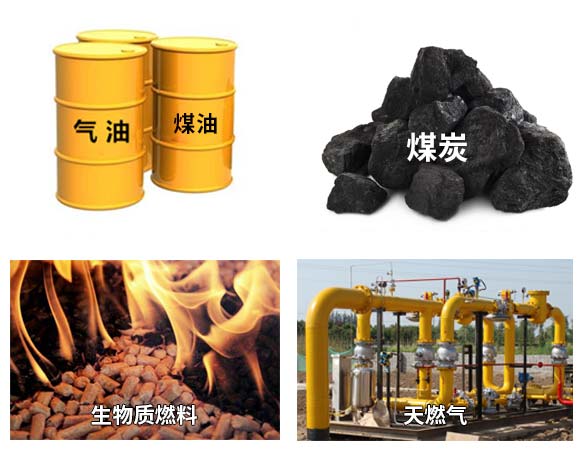 常見的熱源可以分為固體燃料、液體燃料、氣體燃料等